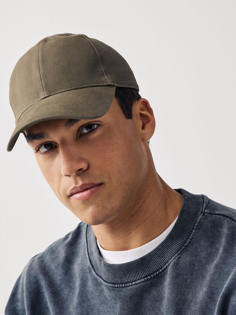 BLU84231 Navy Blue/Khaki Green Caps 2 Pack - Image 3