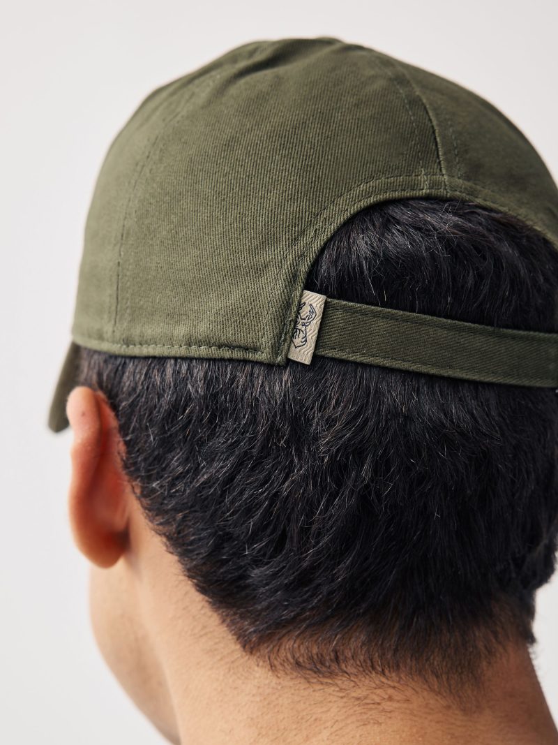 BLU84231 Navy Blue/Khaki Green Caps 2 Pack - Image 4