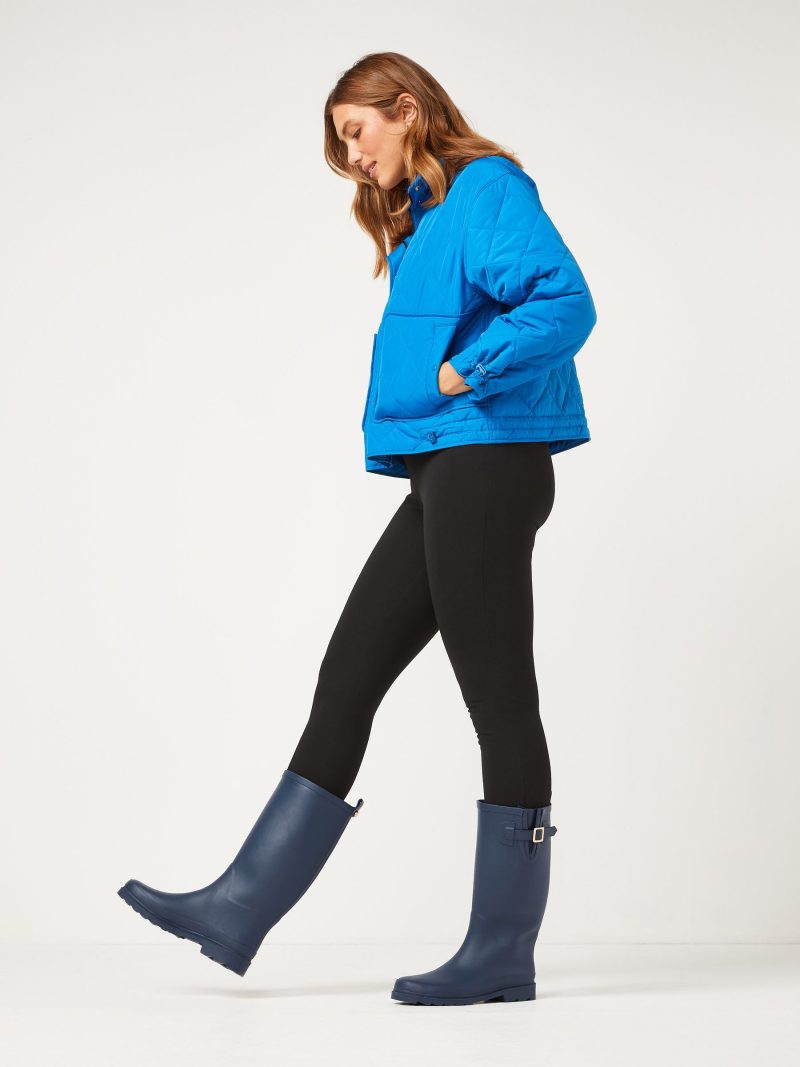 BLU84275 Navy Wellies - Image 3