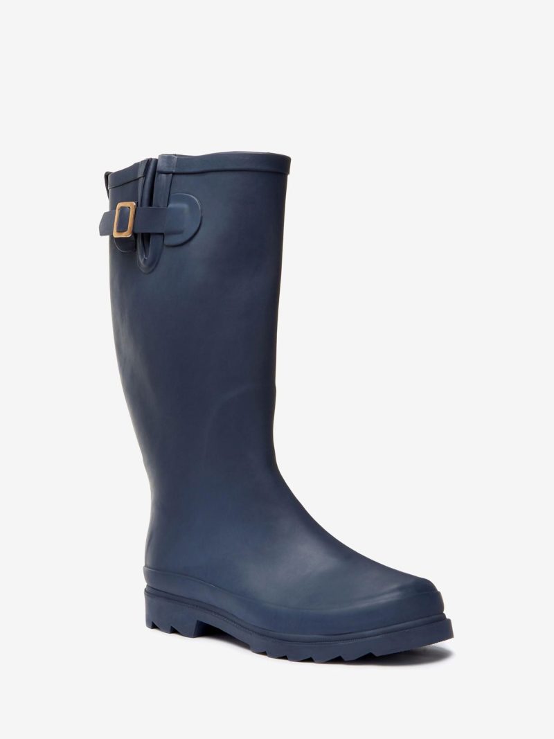BLU84275 Navy Wellies - Image 5