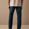 BLU84254 Blue Mid Indigo Straight Fit Motionflex Jeans - Image 5