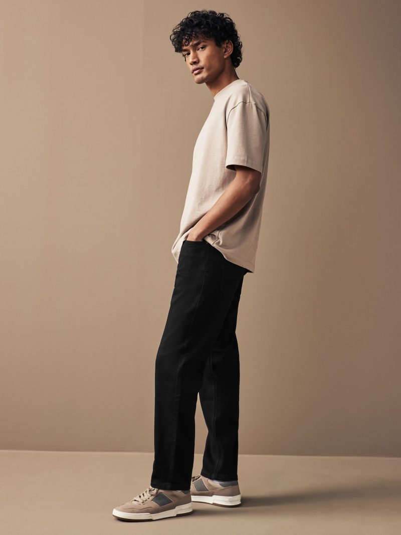 BLU84253 Black Slim Fit Motionflex Jeans - Image 3