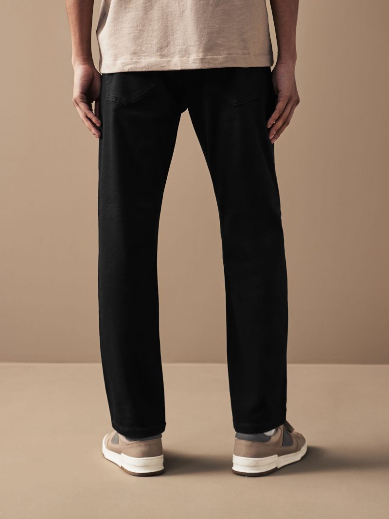 BLU84253 Black Slim Fit Motionflex Jeans - Image 5