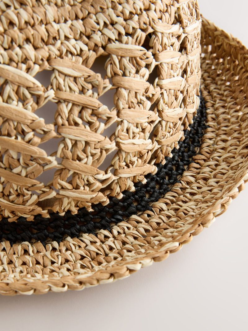 BLU84243 Natural Weave Packable Triby Hat - Image 2