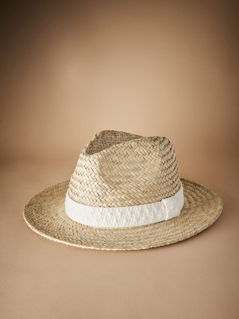 BLU84235 Natural Signature Seagrass Panama Style Hat - Image 2