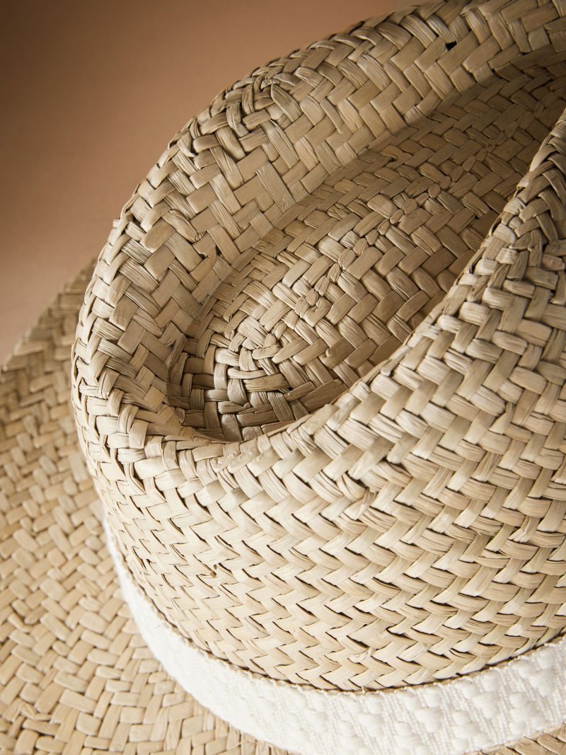 BLU84235 Natural Signature Seagrass Panama Style Hat - Image 4