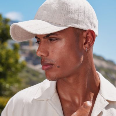 BLU84244 Neutral Linen Cap