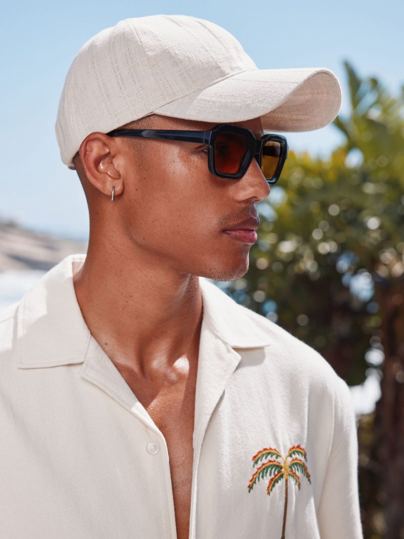 BLU84244 Neutral Linen Cap - Image 2