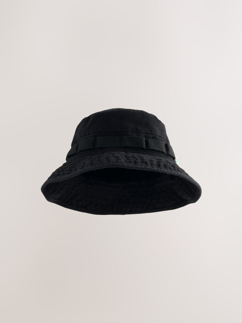 BLU84247 Black Boonie 100% Cotton Hat
