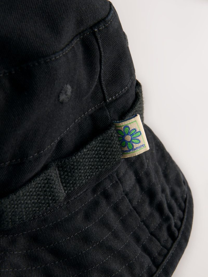 BLU84247 Black Boonie 100% Cotton Hat - Image 3