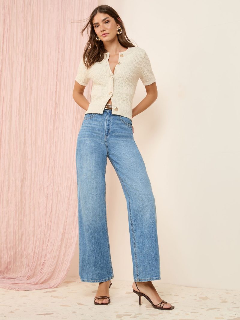 BLU84295 Short Sleeve Cardigan - Image 2