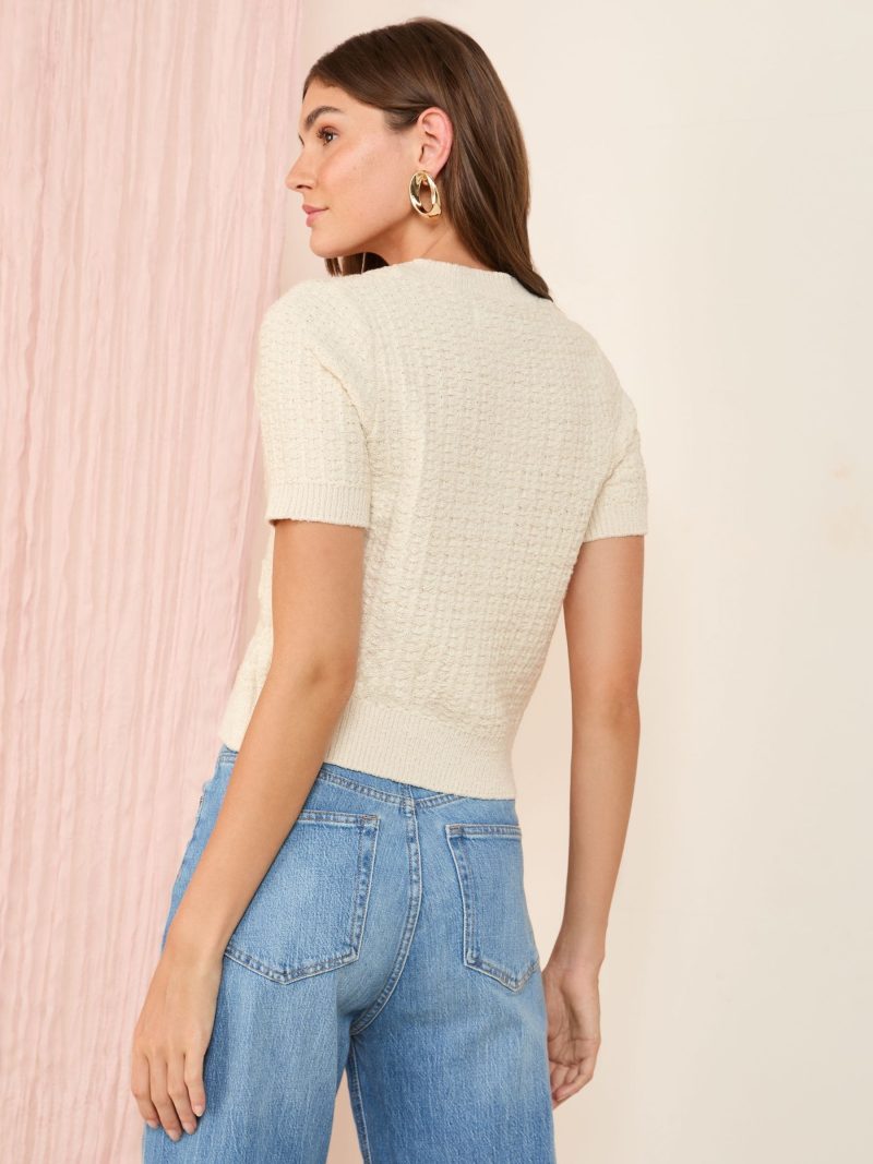 BLU84295 Short Sleeve Cardigan - Image 5