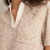 BLU84297 Neutral Sam Cotton-Blend Knit Polo Shirt - Image 4