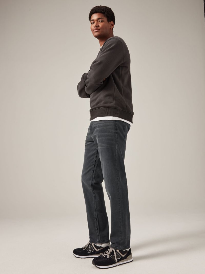 BLU84251 Grey Charcoal Single Slim Fit Classic Stretch Jeans - Image 3